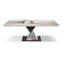 Rectangular marble dining table