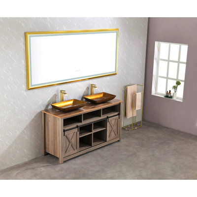 72 po X P 48 po Miroir de salle de bain H