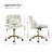 Guitarra Modern Polyester Tilting Criss Cross Office Chair with Pillow-1177391343