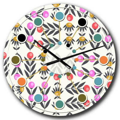 Horloge murale rétro Mid-Century