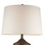 Lampe de table brune 30 po Gurteerith
