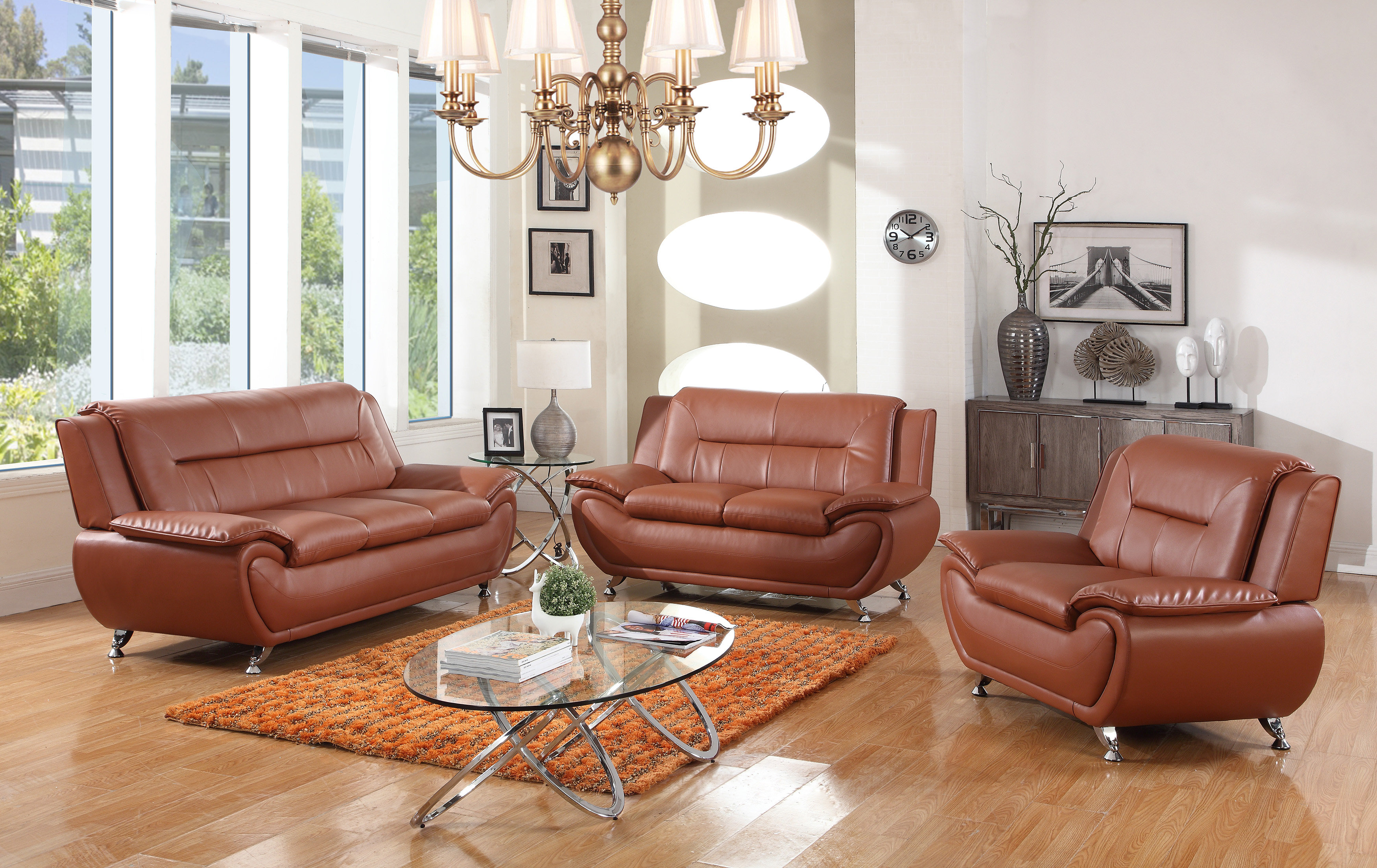 Ivy Bronx Minnis 3 Piece Standard Living Room Set & Reviews - Wayfair ...