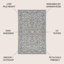 Tapis gris / bleu marine Hagerman-1015273775