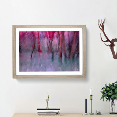 Abstract Forest in Abstract - Picture Frame Graphic Art Print