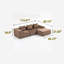 Canapé modulaire Freely configurable-1885127662