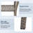 Valierius 2-Tier UV-Resistant PE Wicker Outdoor Coffee Table -2065970547