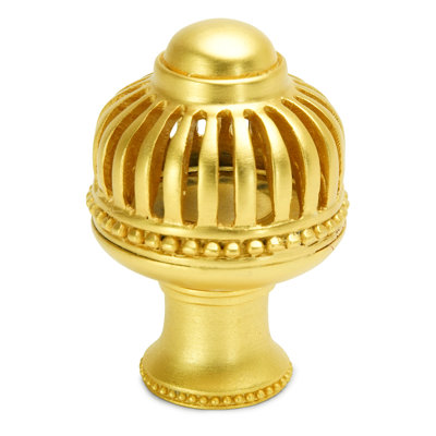 Cricket Cage large round knob with flared footin