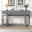 Console élégante avec trois tiroirs, table d'entrée très longue pour le vestibule-93088092