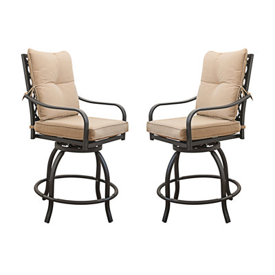 Tabourets de bar pivotants Outdoor Living