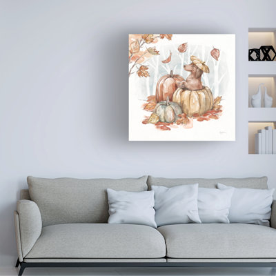Art mural sur toile «Bachelor Mary Urban Autumn Dogs IV»