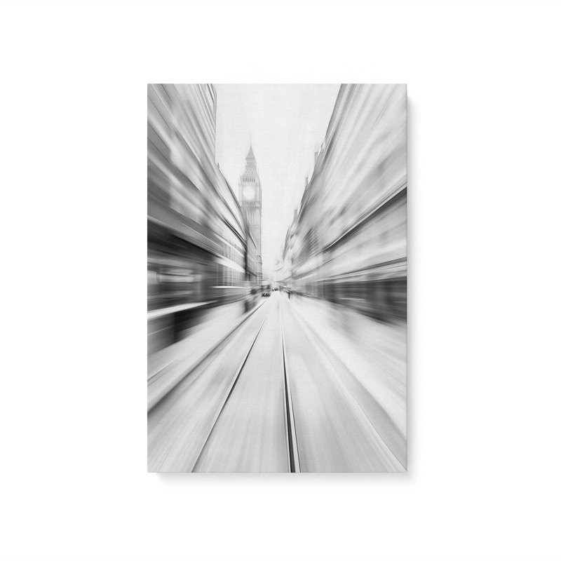 Impression sur toile London Pulse, H 18 po x l 12 po x P 1,25 po, Toile tendue