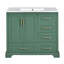 Meuble-lavabo traditionnel 36 "avec lavabo en céramique-1879315675-1879315678