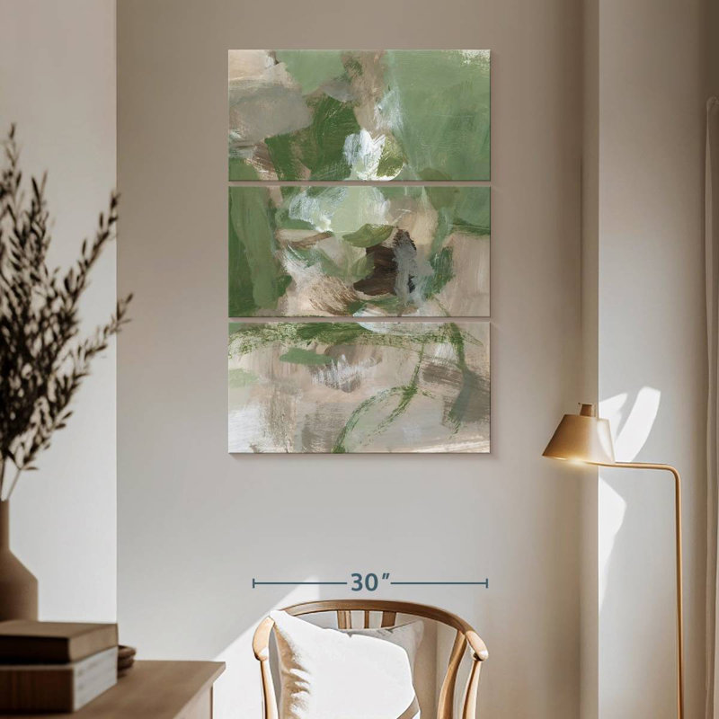 Green Tea I, 65" H x 42" W