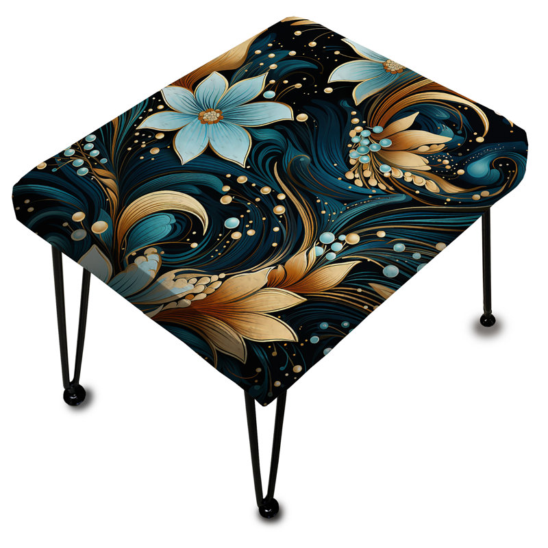 Motif mystique à pois Allure - Repose-pieds rectangulaire à pois