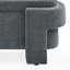 Chenille Upholstered Storage Bench