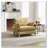 Chenille Upholstered Convertible Chair-1369939315
