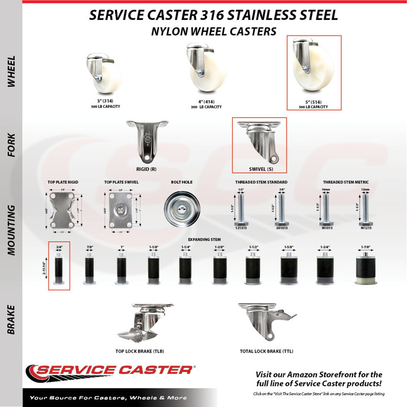 Nylon Caster