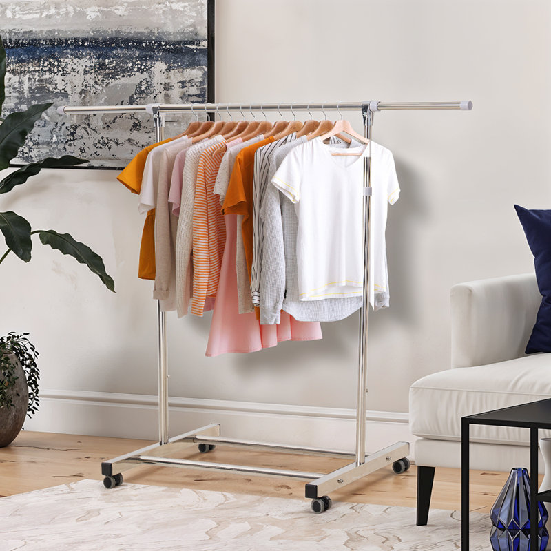 149cm Rolling Clothing Rack