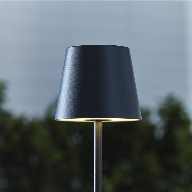 Nevis Accent Rechargeable Table Lamp, Black