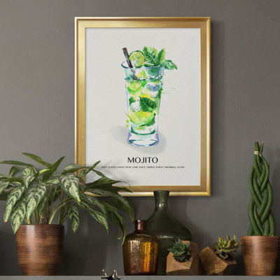 Mojito, reproduction encadrée de qualité supérieure - prête à être accrochée