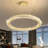 Modern Dimmable Ring Led Chandelier-185464341