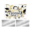 Elegant with Metalic Snowflakes Christmas Wall Sticker-1797349132
