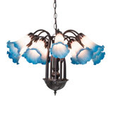 Tiffany 12 - Light Chandelier
