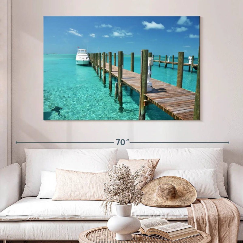 Staniel cay yacht dock Aletra, H 34 po x l 51 po