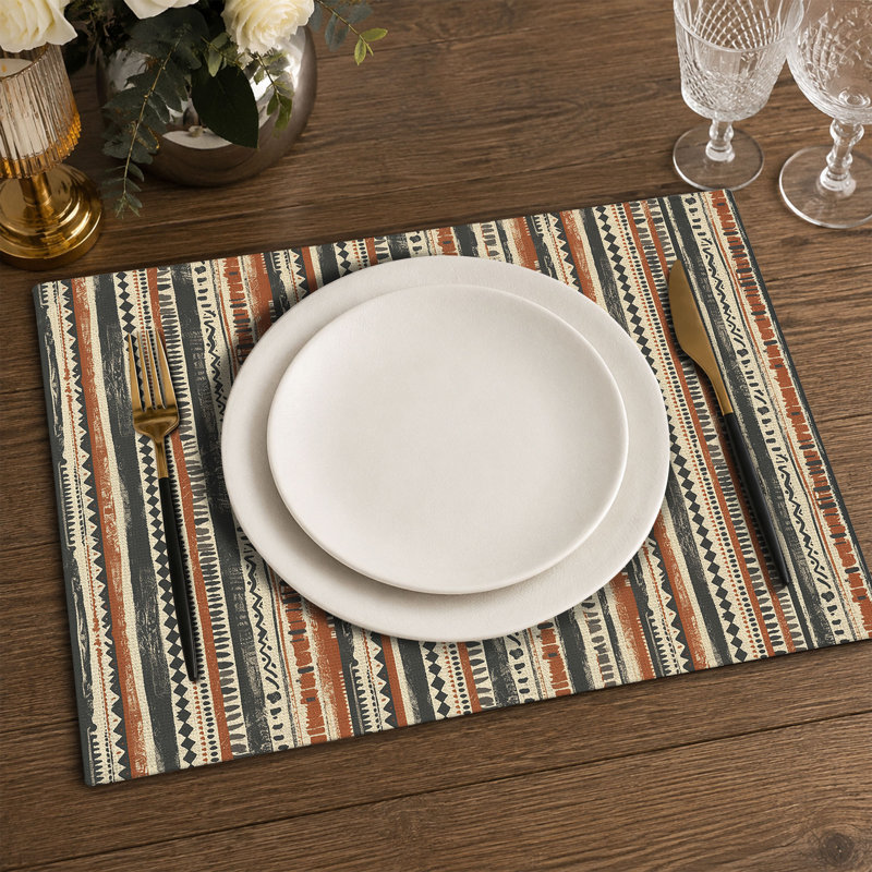 Rectangle Polyester Dining Table Placemat