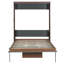 Lit escamotable double avec bureau pliable-198583337