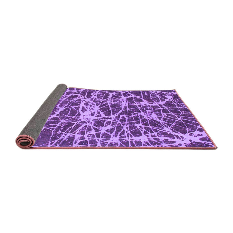 Tapis violet Jamely, Rond 3 pi