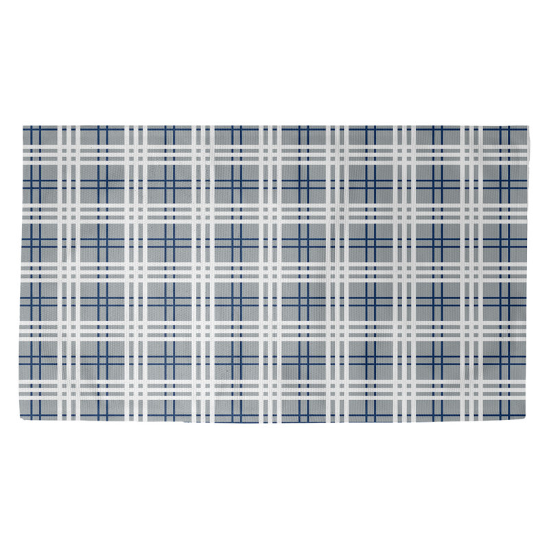 Plaid Indoor Rug, Rectangle 2' x 3'
