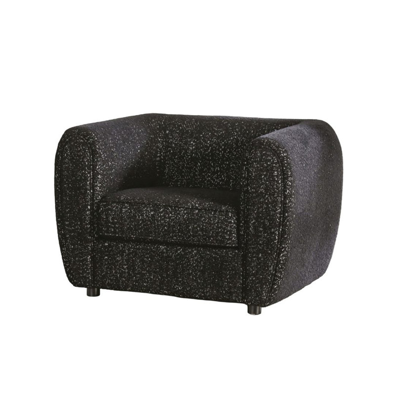 Chaise à dossier bas de style contemporain