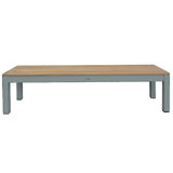 SoHo Teak Aluminum Outdoor Picnic Dinning Bench
