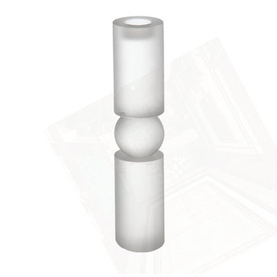 Grand porte-bougie en verre D3.1X15
