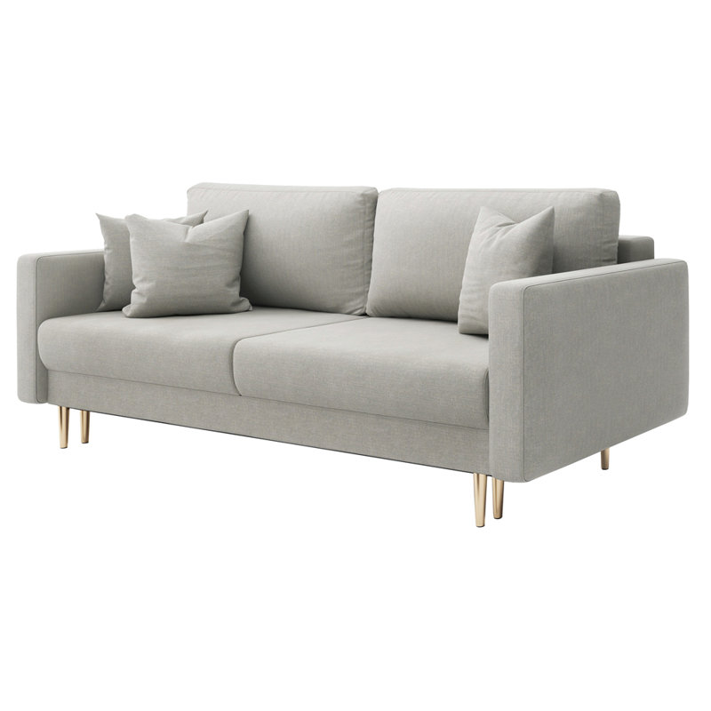 Alexyz 3 Seater Sleeper, Light Grey