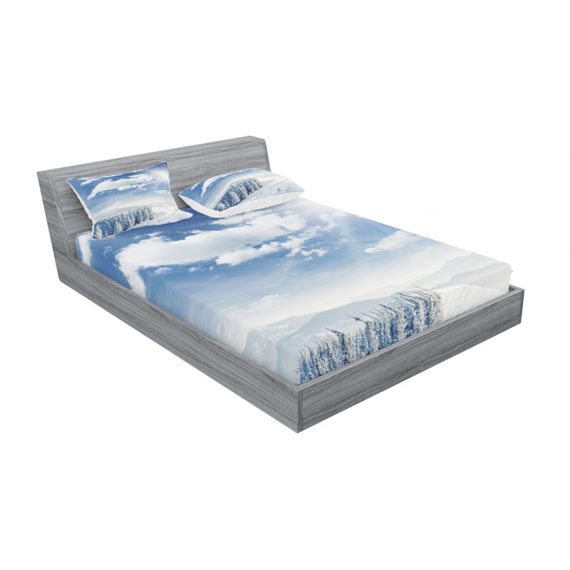 Microfiber Sheet Set, Full/Double Sheet Set with Fitted Sheet