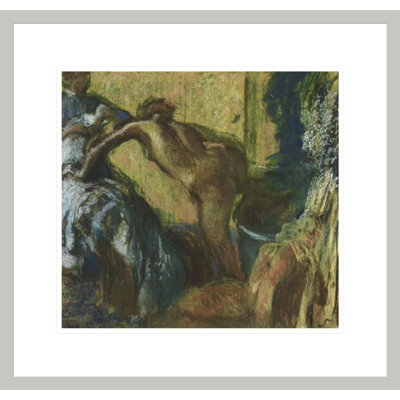 After the Bath by Edgar Degas -Framed Giclee Print