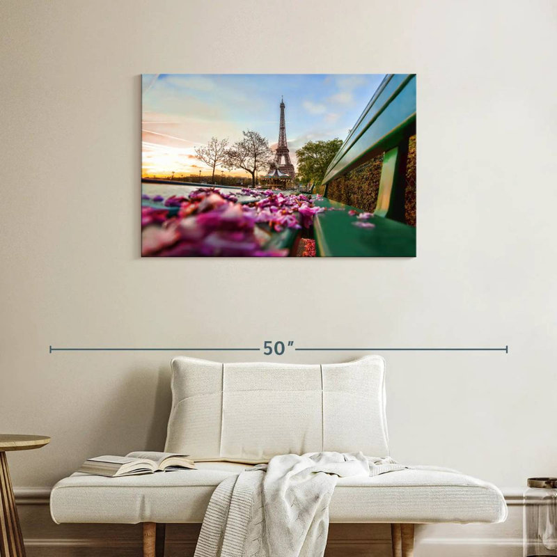 Ravi Eiffel Towel In Spring, 24" H x 36" W