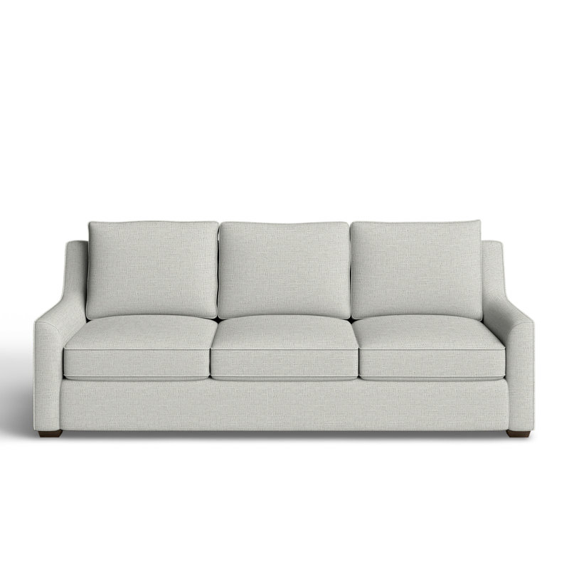 Gemi Upholstered 80'' Sofa, Drusky Moonglow Sustain® Basketweave