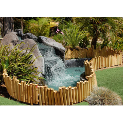 8 Ft. H x 134 Ft. W Bamboo Lawn Edging with Panel(s) Included
