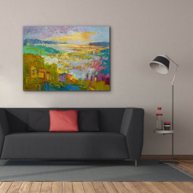 Toile épique «Diamond Girl Dances» par Dorothy Fagan, 54 po x 40 po