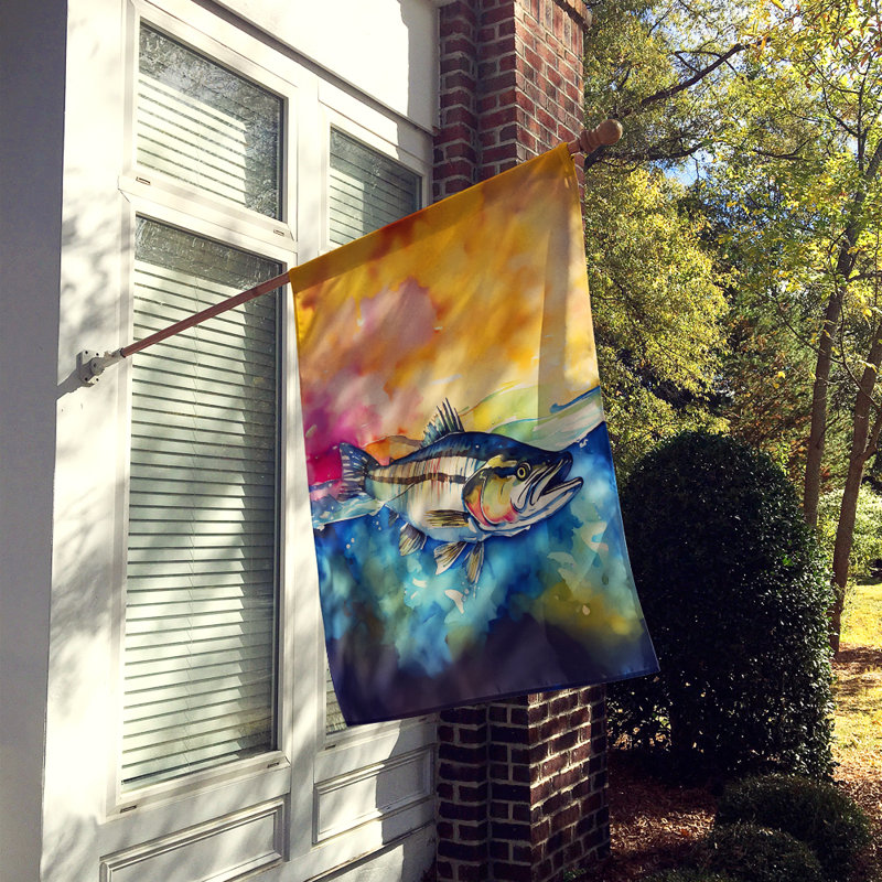 Beaux Double Sided 40'' H x 28'' W Polyester House Flag