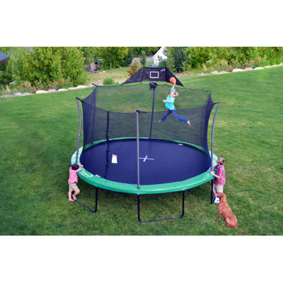 Propel 14' Heavy Duty Pro Trampoline with Basketball Hoop