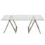 Cross Legs Coffee Table-1598650369