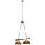 Luminaire suspendu linéaire 2 lumières Bryne