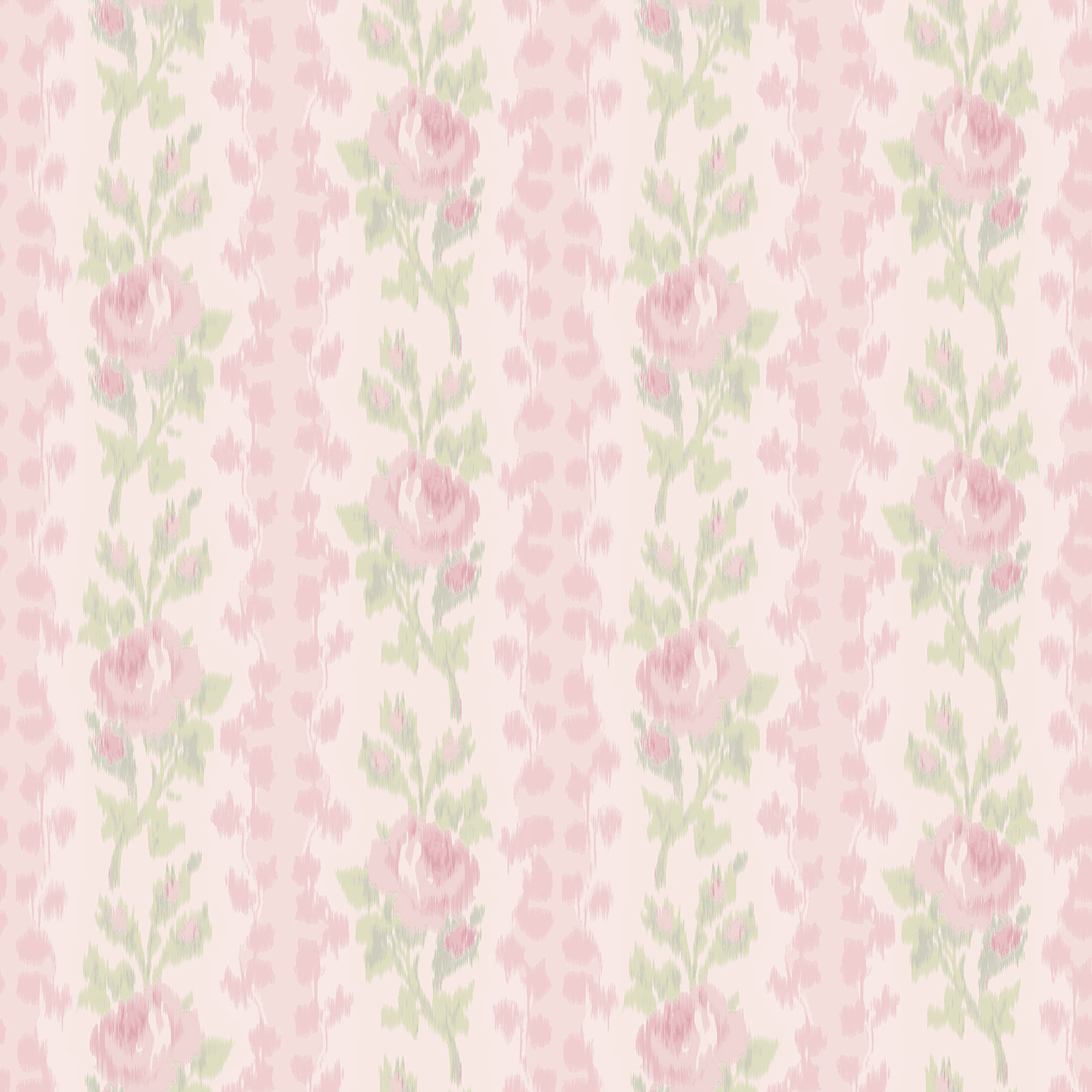 Rose Stripe Wallpaper Double Roll