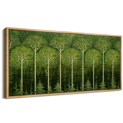 " Verdant Tree Patterns Green Trees Modern Art Relax/Calm WarmExtra Large Wall Decor Office "