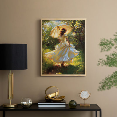 «WOMEN Series DCCDVII», reproduction d'art encadrée - bois massif