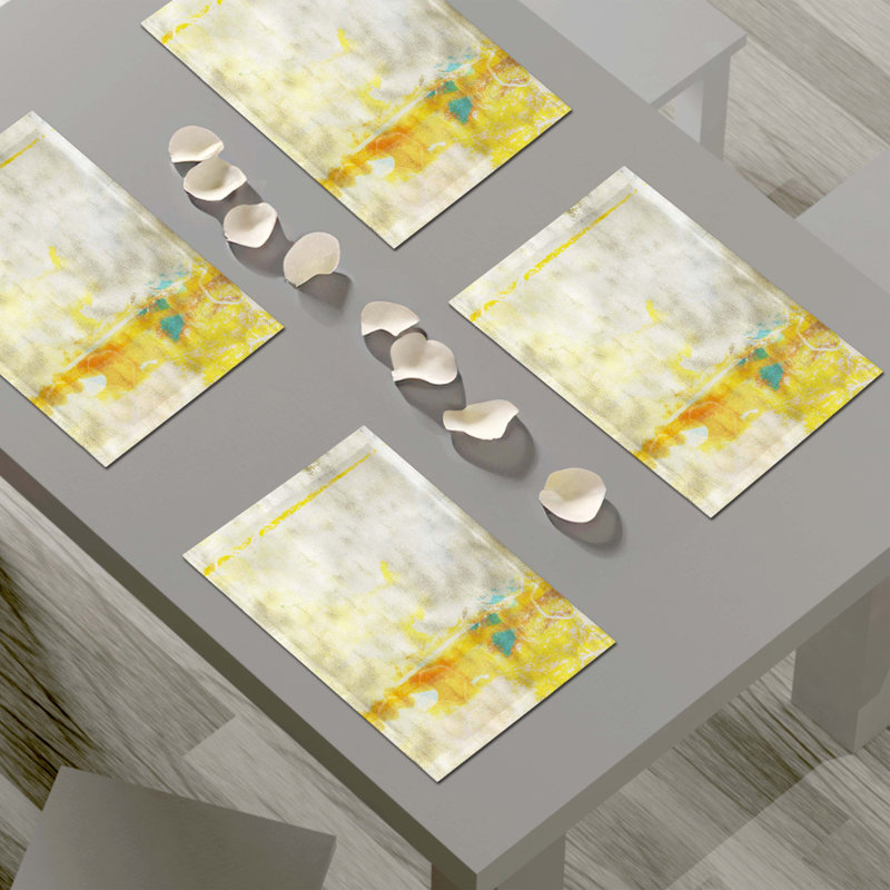 Napperon abstrait en polyester